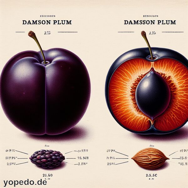 Unterschied Pflaume und Zwetschge