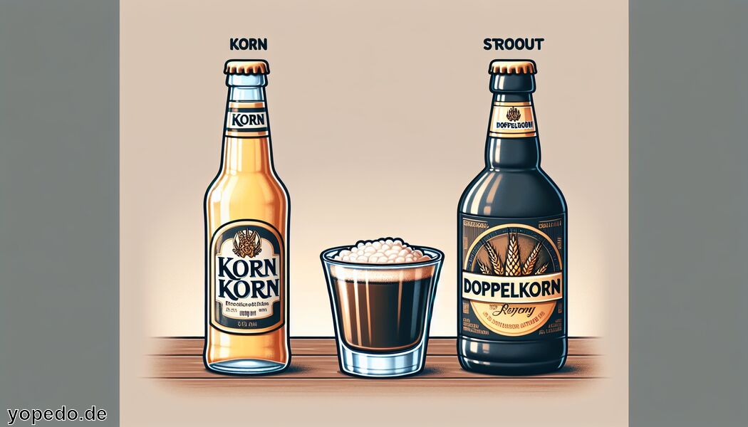 Verwendung in Cocktails und Mixgetränken - Unterschied Korn Doppelkorn