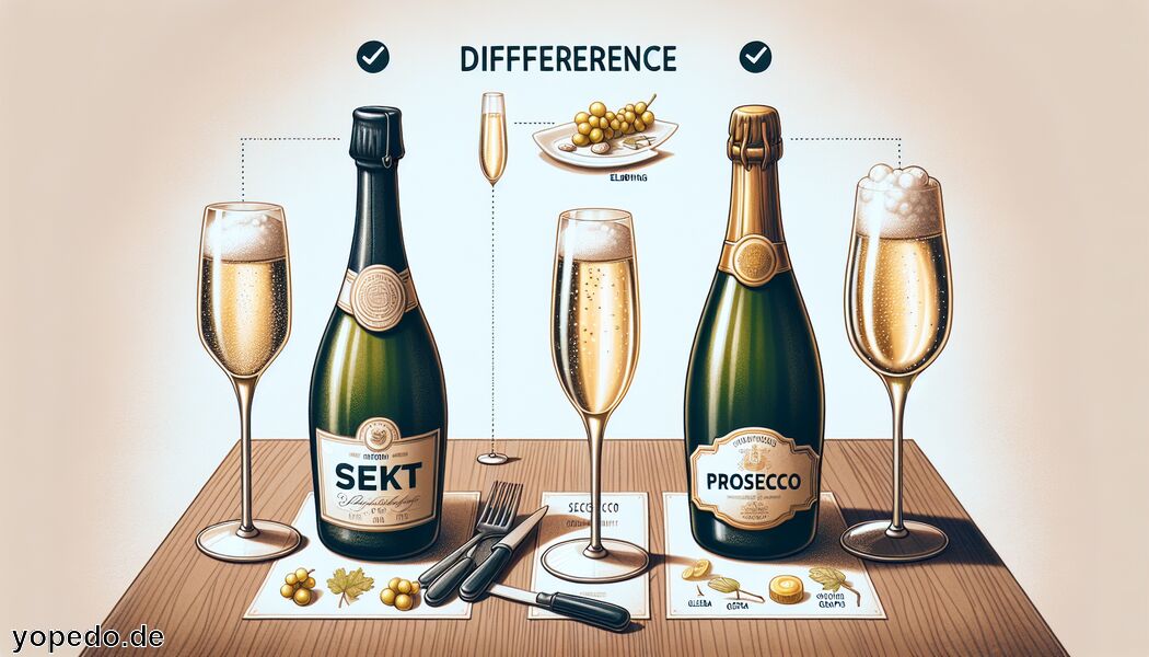 Preisklassen und Verfügbarkeit - Unterschied Sekt Prosecco