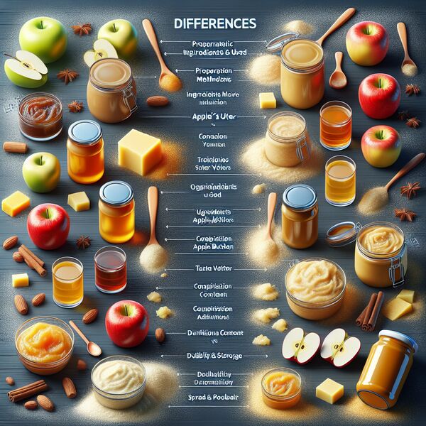 Unterschied Apfelmus und Apfelmark » Süße Apfelvariationen