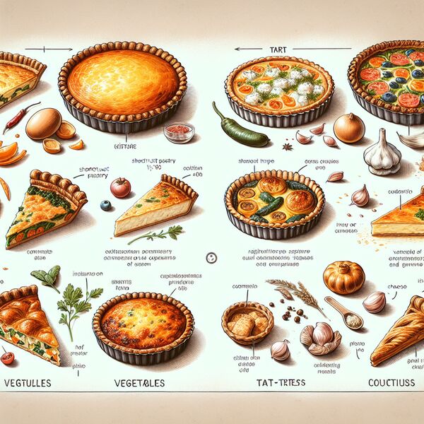 Unterschied Tarte und Quiche » Herzhaftes im Vergleich