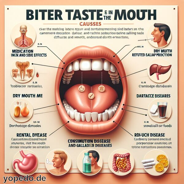 Bitterer Geschmack im Mund - Ursachen erklärt