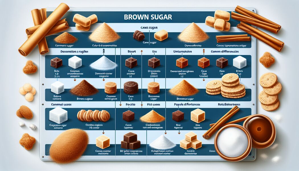 Nährstoffe und gesundheitliche Aspekte - Unterschied brauner Zucker und Rohrzucker » Süße Alternativen