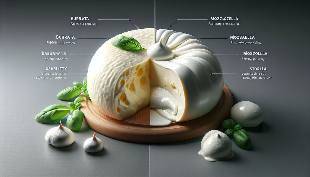 Adaptierbarkeit: Burrata in traditioneller italienischer Küche - Unterschied Burrata Und Mozzarella » Ein Genussvergleich